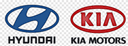 Hyundai and Kia logos
