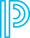 PowerSchool logo, a stylized blue letter P